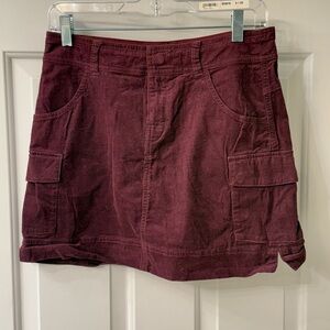 Lucy Red and Purple Skorts with Cargo Style